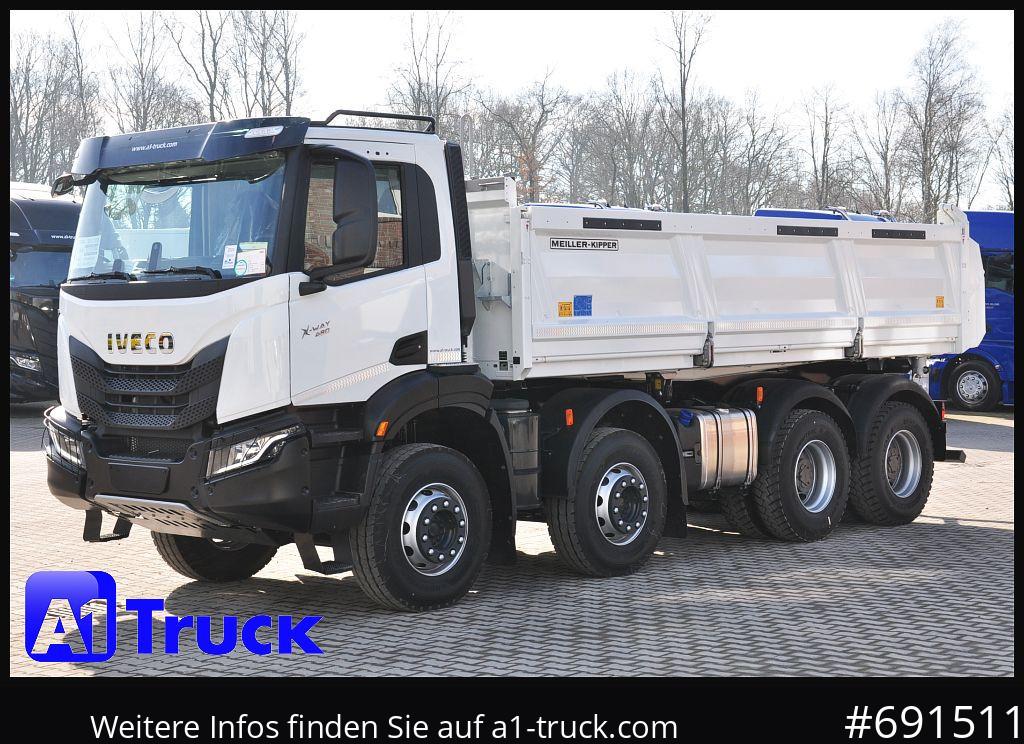 Camion benne IVECO X-Way 480, Meiller 3 Seiten Kipper,