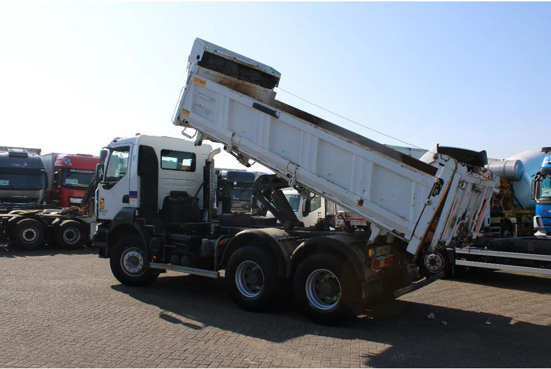 Camion benne Renault Kerax 410 + 6x4 + 3side tipper + spring + manual