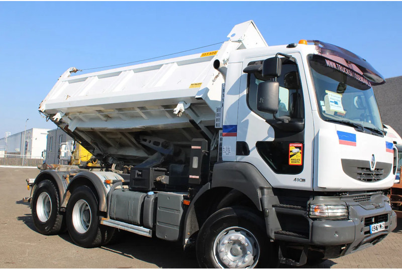 Camion benne Renault Kerax 410 + 6x4 + 3side tipper + spring + manual