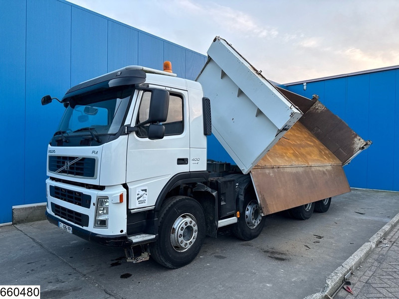 Camion benne Volvo FM 400 8x4, Manual, Steelsuspenion