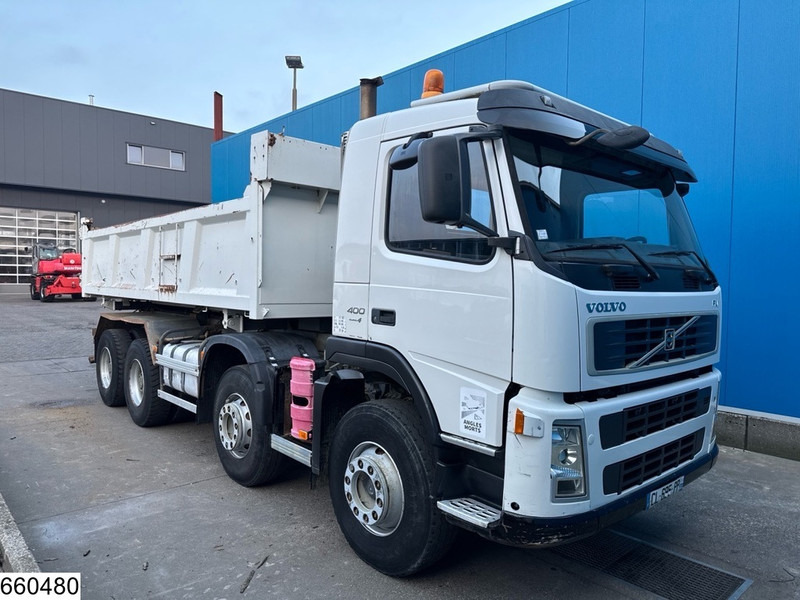 Camion benne Volvo FM 400 8x4, Manual, Steelsuspenion