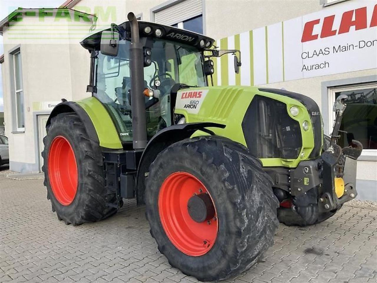 Tracteur agricole CLAAS arion 650 cmatic cebis CMATIC CEBIS