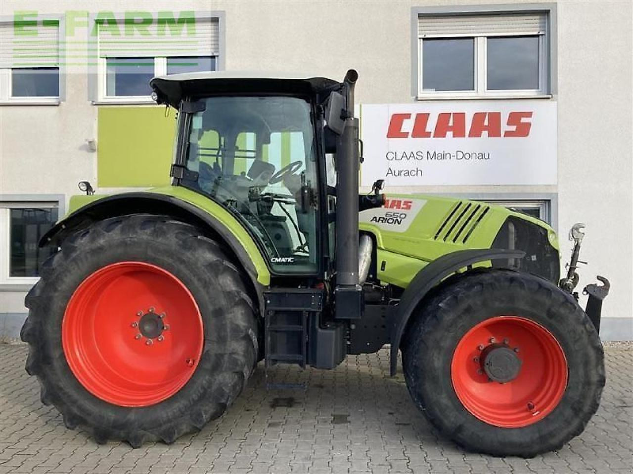 Tracteur agricole CLAAS arion 650 cmatic cebis CMATIC CEBIS