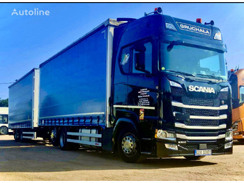 Camion à rideaux coulissants SCANIA S 500