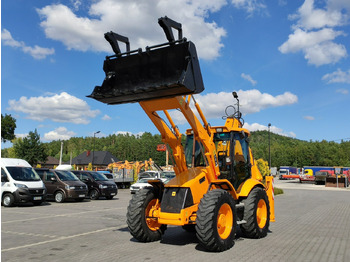 Tractopelle JCB 4CX Równe Koła Powershift Po Pełnym Tulejowaniu