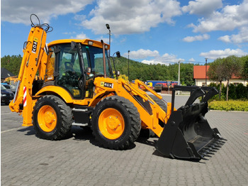 Tractopelle JCB 4CX Równe Koła Powershift Po Pełnym Tulejowaniu