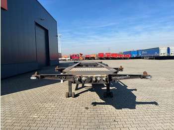 Semi-remorque porte-conteneur/ Caisse mobile Burg 20FT ADR (EX/II, EX/III, FL, AT) chassis, leeggewicht: 3.690kg, SAF INTRADISC, 2x liftas, NL-chassis, APK/ADR: 10-2025