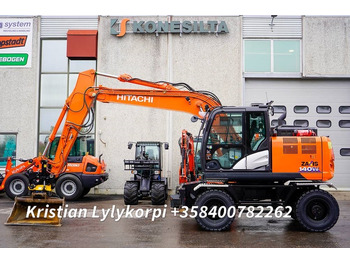 Pelle sur pneus HITACHI ZX140W-6