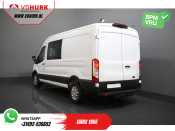 Fourgon utilitaire, Utilitaire double cabine Ford Transit 2.0 TDCI 130 pk L3H2 DC Dubbel Cabine 7 Pers. / Adapt. Cruise/ Riem V.V./ CarPlay/ PDC/ Navi/ Camera/ Airco/ Trekhaak