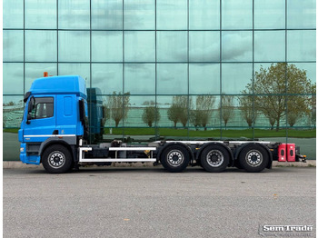 Camion porte-conteneur/ Caisse mobile DAF CF 85.410 FAQ 8X2 ATe Euro 5 Full ADR ALL Classes PTO + Compressor 3X Steeri