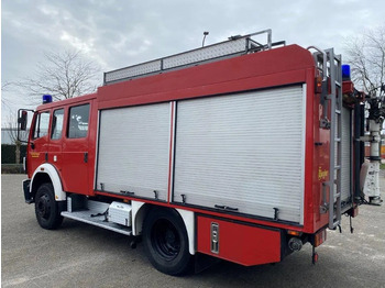 Camion de pompier Mercedes-Benz 1224 AF / 4X4 / GERMAN TRUCK / ZIEGLER / WATERTANK 2330 LITER+POMP / TOP CONDITION / ONLY:137125 KM / MARGE / MANUAL / 1995