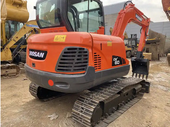 Pelle sur chenille Used excavator Doosan DX60 with excellent working condition on sale Used Doosan DX60 excavator, Doosan DX60  mini excavators