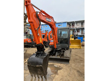 Pelle sur chenille Used excavator Doosan DX60 with excellent working condition on sale Used Doosan DX60 excavator, Doosan DX60  mini excavators