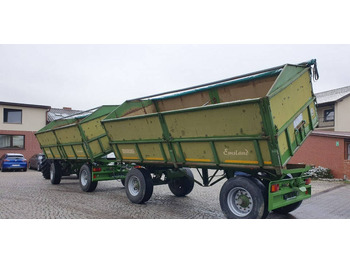 Benne agricole Przyczepa transportowa Krone KRONE DK225 / 16 Przyczepa Krone wywrotka 3 s…