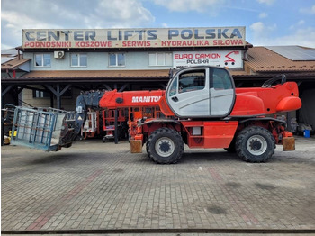 Chariot télescopique Manitou MRT 2540 Privilege - 25 m basket forks telehandler