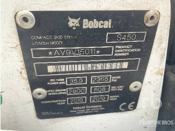 Mini chargeuse BOBCAT S450