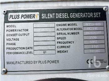 Groupe électrogène PLUS POWER