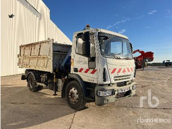 Camion benne, Camion grue IVECO EURO CARGO Camion Benne Avec Grue