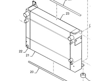 Radiateur d'huile CASE