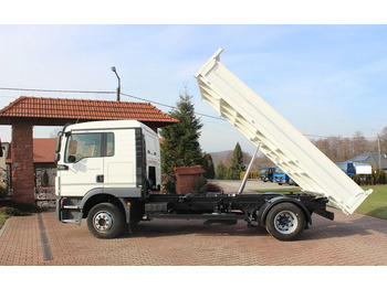 Camion benne MAN TGM 12 250 EURO 6 BLOKADA MOSTU