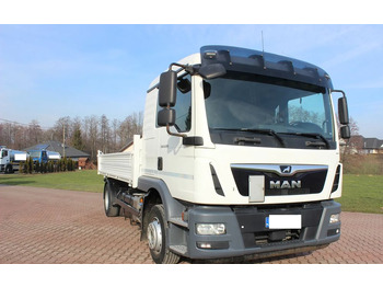 Camion benne MAN TGM 12 250 EURO 6 BLOKADA MOSTU