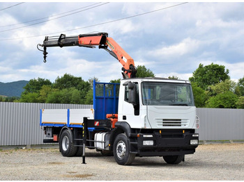 Camion grue IVECO EuroCargo 180E