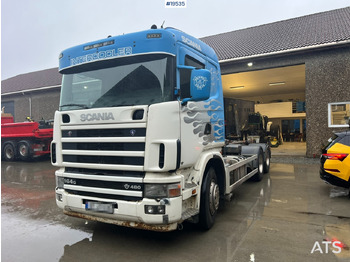 Camion ampliroll SCANIA R164