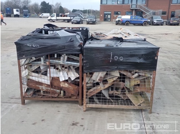 Matériel de chantier Stillage of Metal Heras Fencing Feet (6 of)