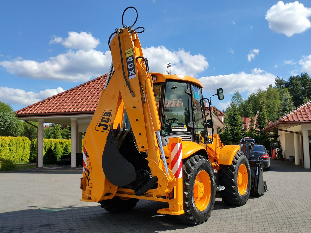 Tractopelle JCB 4CX Równe Koła Powershift Po Pełnym Tulejowaniu