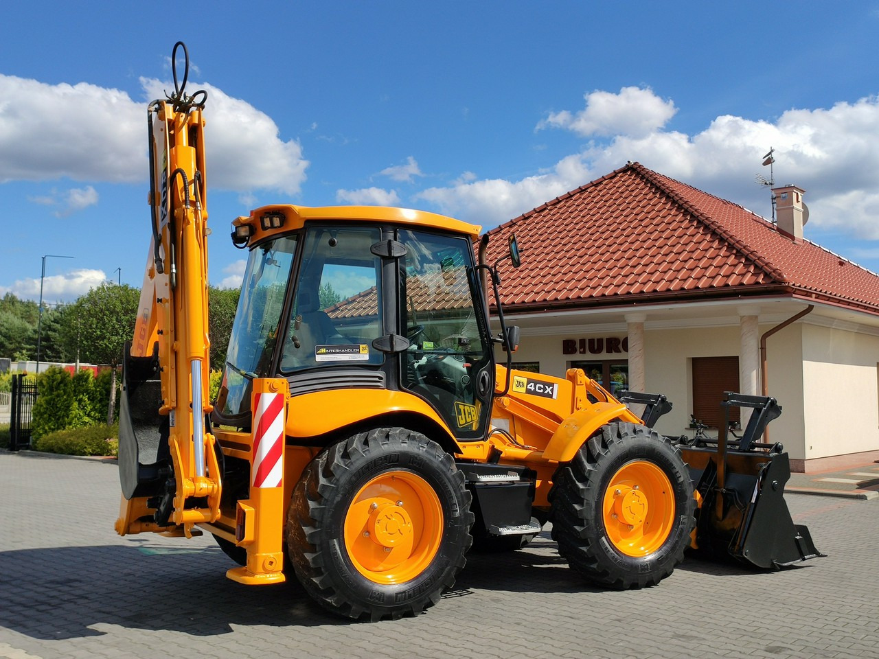 Tractopelle JCB 4CX Równe Koła Powershift Po Pełnym Tulejowaniu