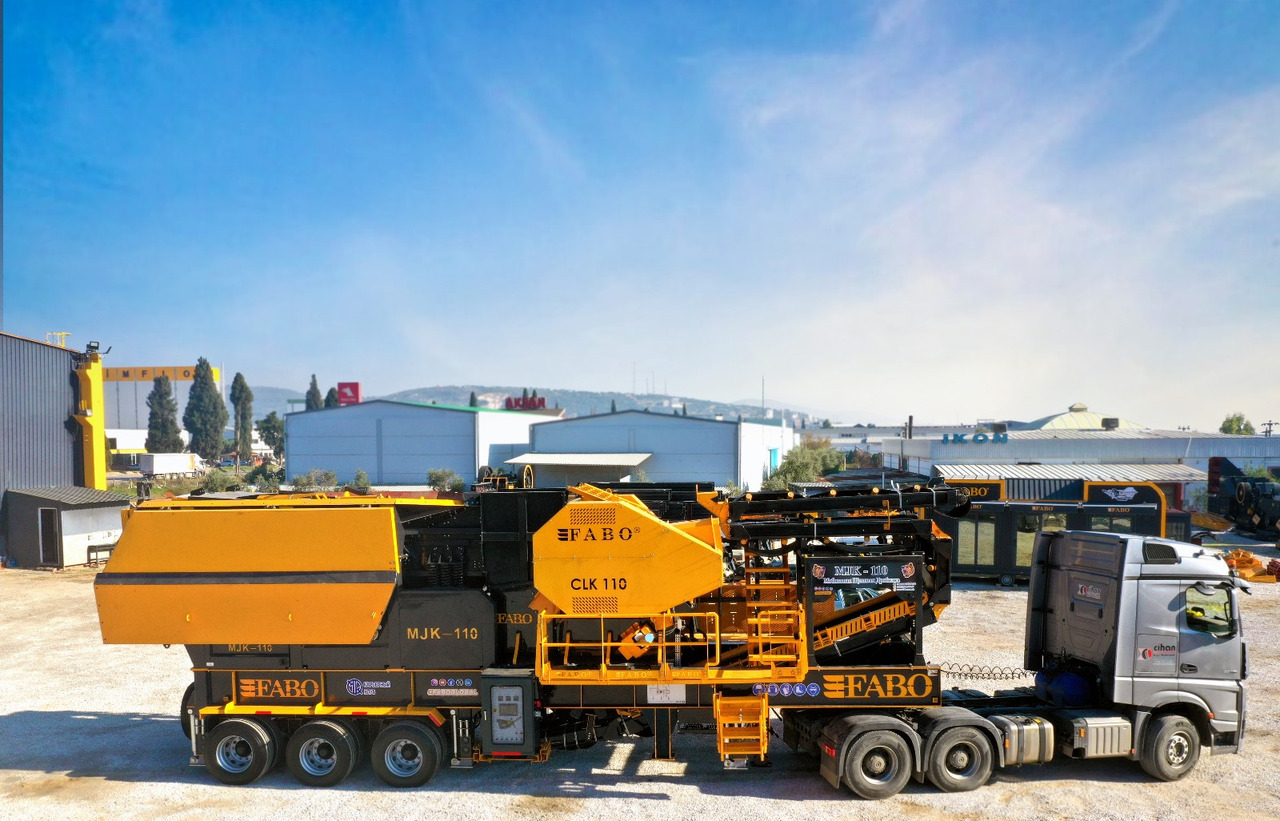 Concasseur à mâchoires neuf FABO MOBILE JAW CRUSHER