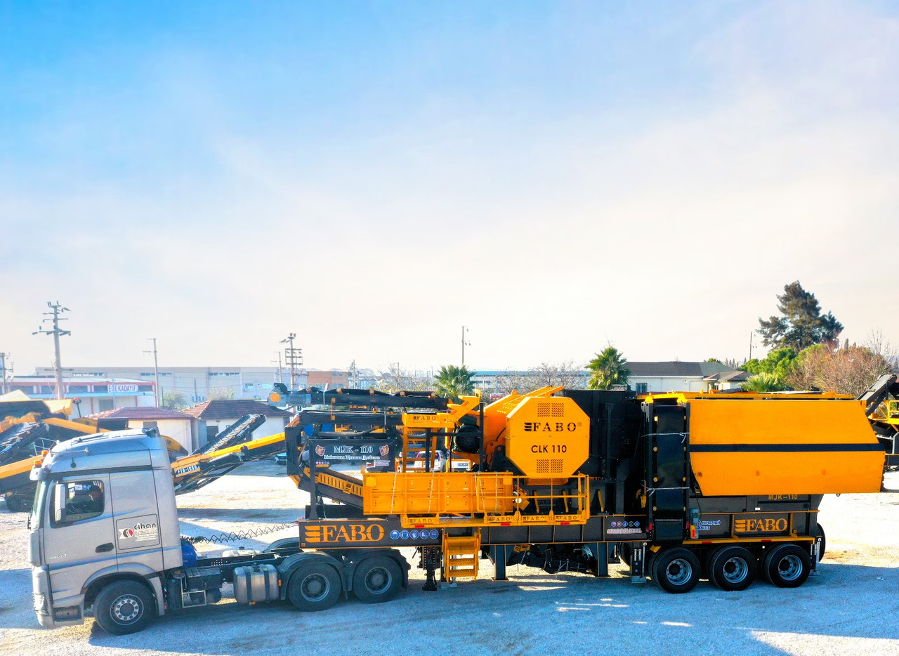 Concasseur à mâchoires neuf FABO MOBILE JAW CRUSHER