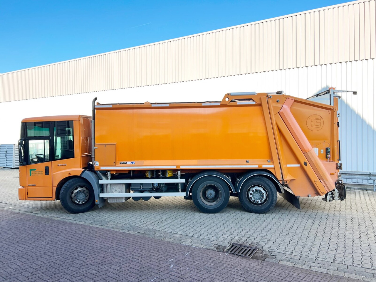 Benne à ordures ménagères pour transport de déchets Mercedes-Benz Econic 2629 LL 6x2/4 NLA Econic 2629 LL 6x2/4 NLA, EEV, Lenkachse, HS Schörling