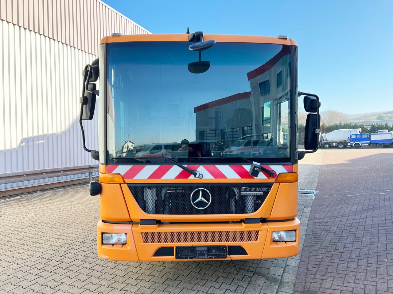 Benne à ordures ménagères pour transport de déchets Mercedes-Benz Econic 2629 LL 6x2/4 NLA Econic 2629 LL 6x2/4 NLA, EEV, Lenkachse, HS Schörling