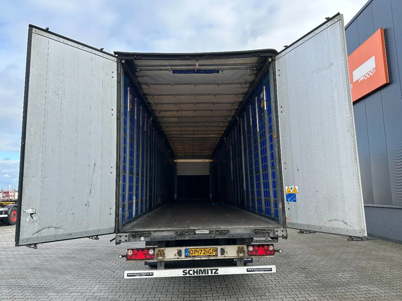 Semi-remorque rideaux coulissants Schmitz Cargobull TOP: Scheibenbremsen, Rungtasschen, galvanisiert, XL,Huckepack, 2x22 vert. Aluminiumbretter, NL, APK: 07/25, mehr vorhanden