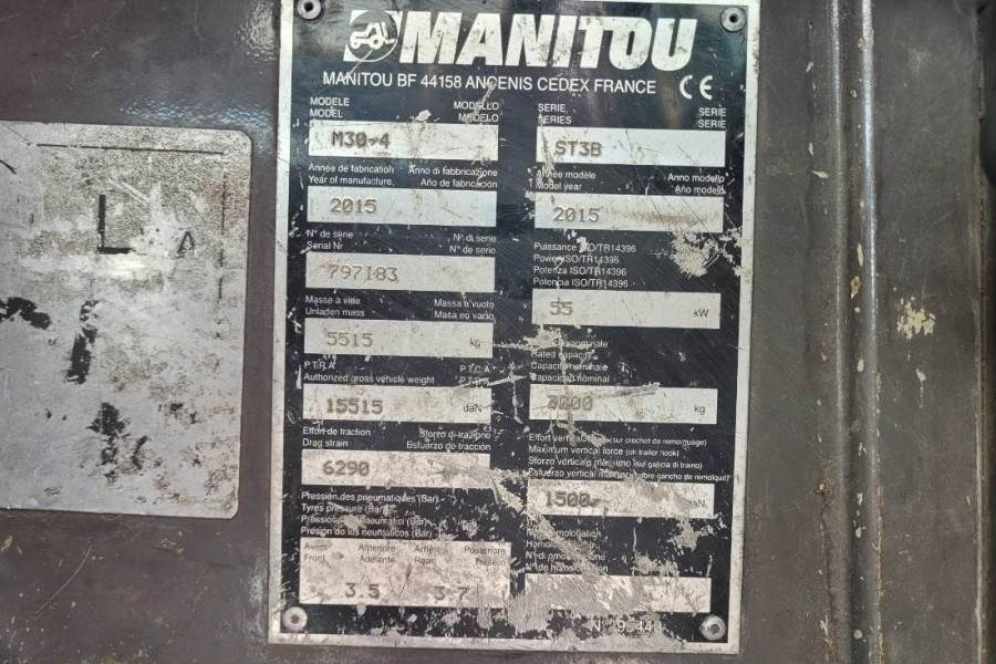 Chariot tout terrain Manitou M30-4 Valid Inspection, *Guarantee, Diesel, 4x4 Dr: photos 6 Chariot tout terrain Manitou M30-4 Valid Inspection, *Guarantee, Diesel, 4x4 Dr: photos 6