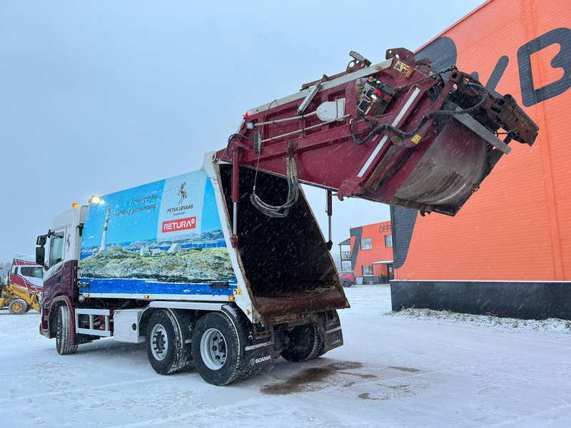 Benne à ordures ménagères Scania G 370 6x2/4 NTM KGH-HB 21 m3