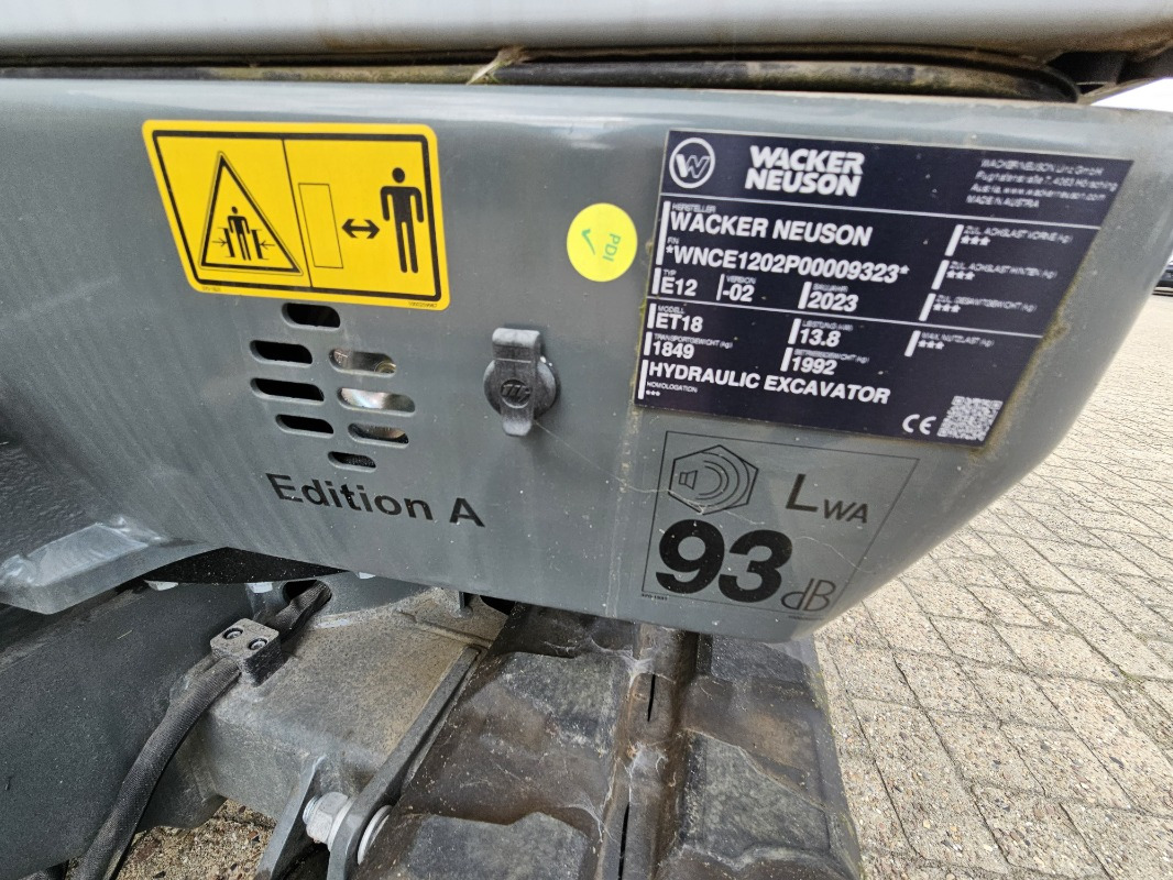 Mini pelle neuf Wacker ET 18: photos 13 Mini pelle neuf Wacker ET 18: photos 13