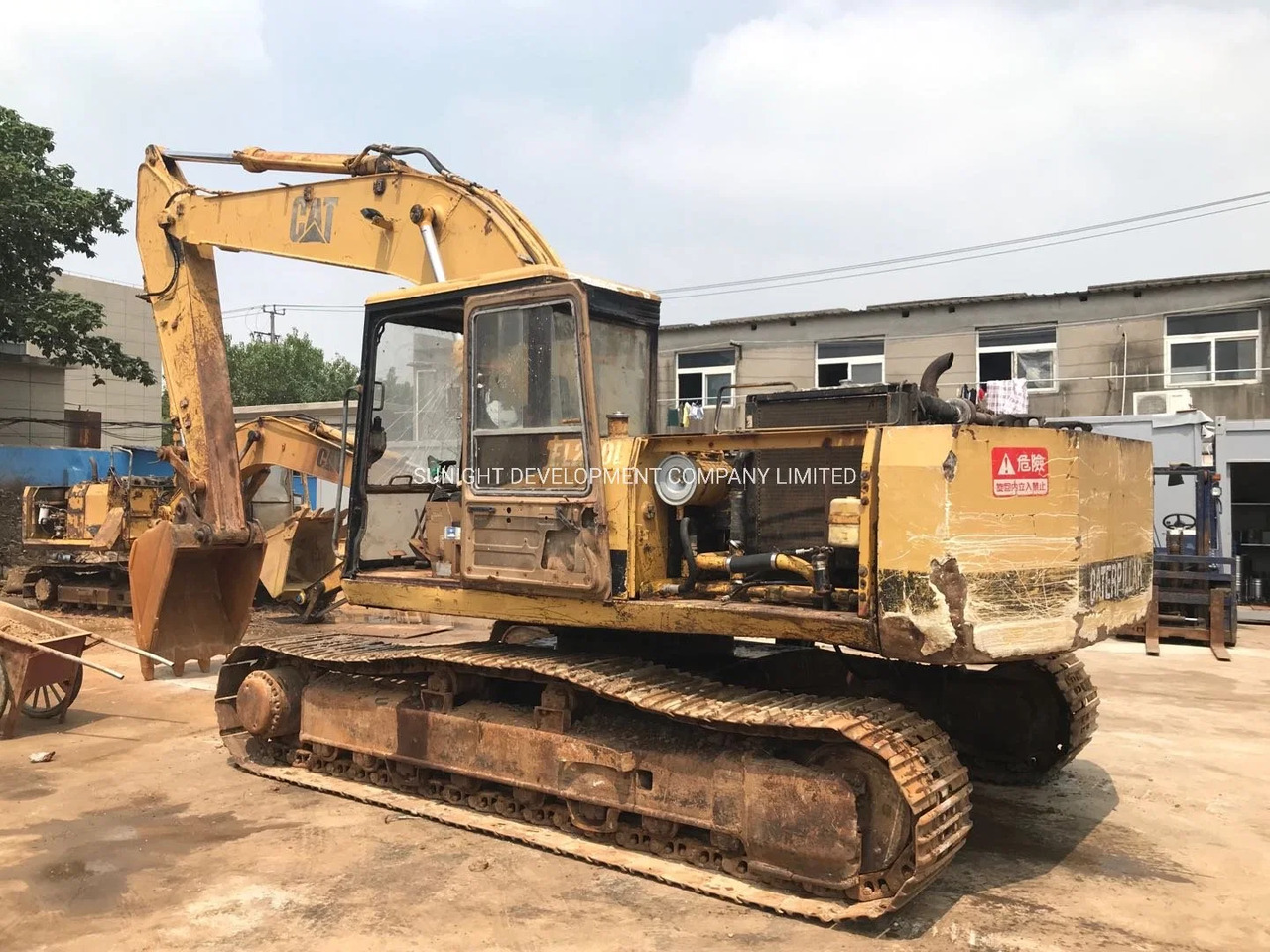 Pelle sur chenille Used Caterpillar Japan Origin E200b Crawler Excavator, 0.7m3 Bucket Cat E200b 320b Excavator