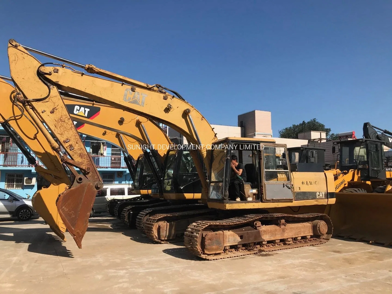 Pelle sur chenille Used Caterpillar Japan Origin E200b Crawler Excavator, 0.7m3 Bucket Cat E200b 320b Excavator