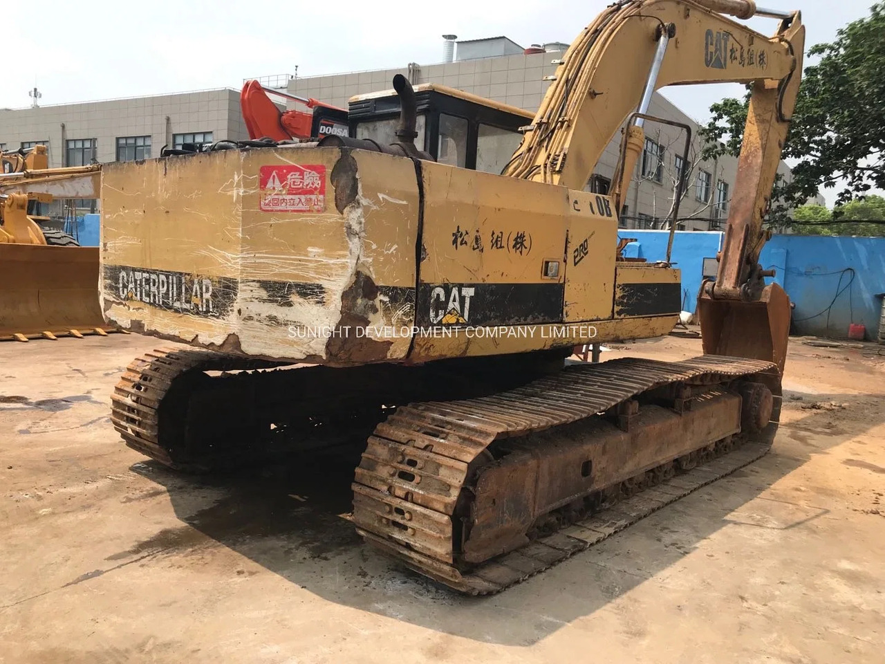 Pelle sur chenille Used Caterpillar Japan Origin E200b Crawler Excavator, 0.7m3 Bucket Cat E200b 320b Excavator