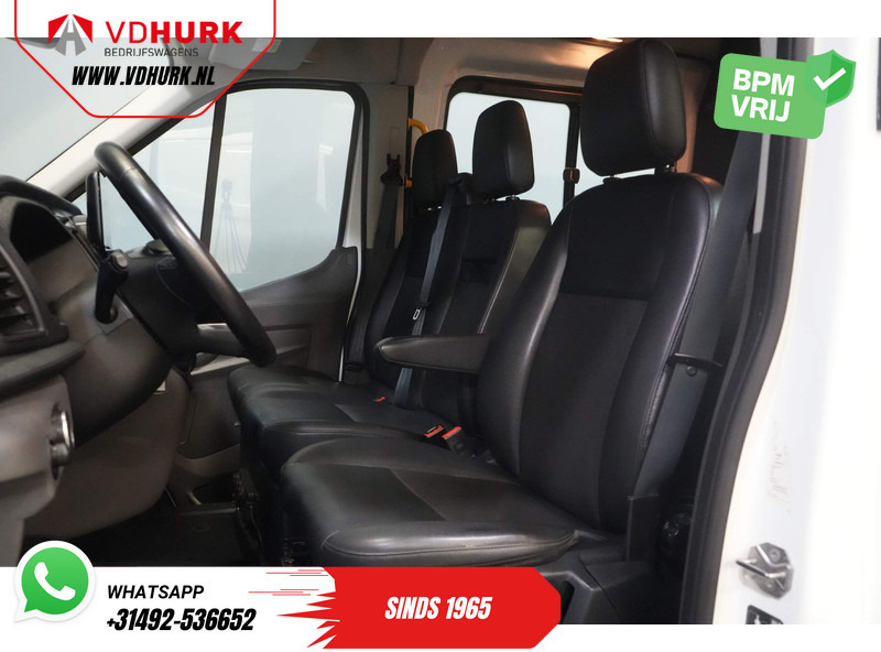 Fourgon utilitaire, Utilitaire double cabine Ford Transit 2.0 TDCI 130 pk L3H2 DC Dubbel Cabine 7 Pers. / Adapt. Cruise/ Riem V.V./ CarPlay/ PDC/ Navi/ Camera/ Airco/ Trekhaak