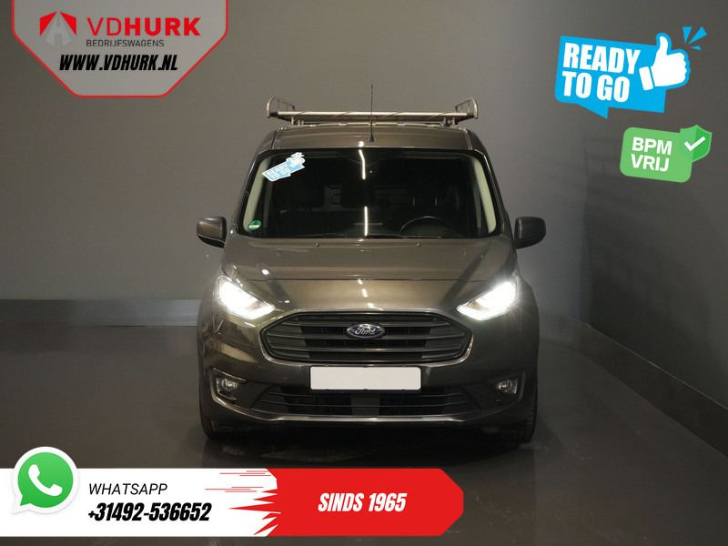 Fourgonnette Ford Transit Connect 1.5 100 pk BPM VRIJ! Ready2Go NL Auto/ 3Pers./ Imperiaal/ Carplay/ Climate/ Cruise/ Camera/ PDC/ Trekhaak