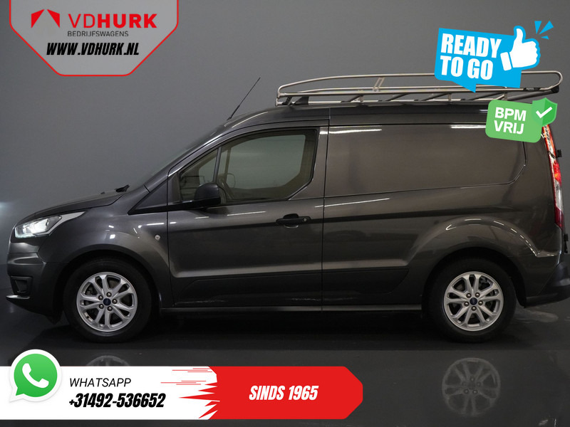 Fourgonnette Ford Transit Connect 1.5 100 pk BPM VRIJ! Ready2Go NL Auto/ 3Pers./ Imperiaal/ Carplay/ Climate/ Cruise/ Camera/ PDC/ Trekhaak