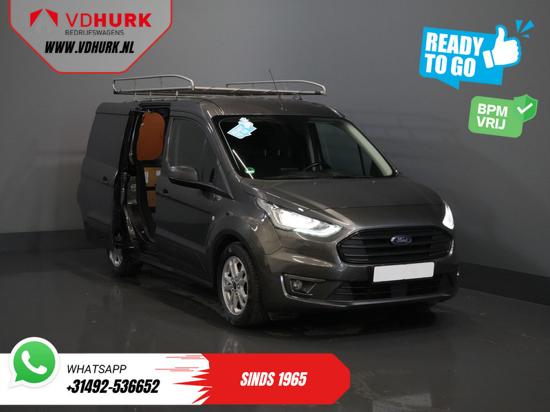 Fourgonnette Ford Transit Connect 1.5 100 pk BPM VRIJ! Ready2Go NL Auto/ 3Pers./ Imperiaal/ Carplay/ Climate/ Cruise/ Camera/ PDC/ Trekhaak