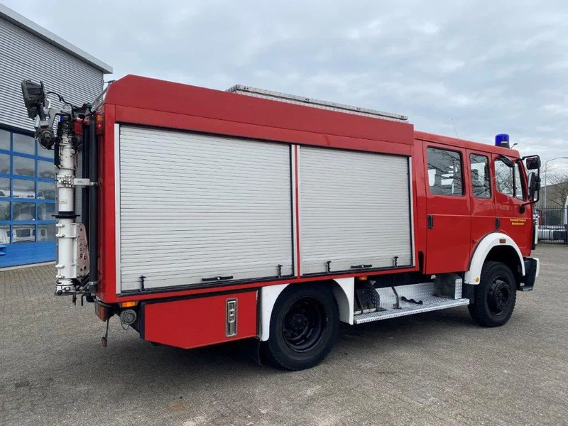 Camion de pompier Mercedes-Benz 1224 AF / 4X4 / GERMAN TRUCK / ZIEGLER / WATERTANK 2330 LITER+POMP / TOP CONDITION / ONLY:137125 KM / MARGE / MANUAL / 1995