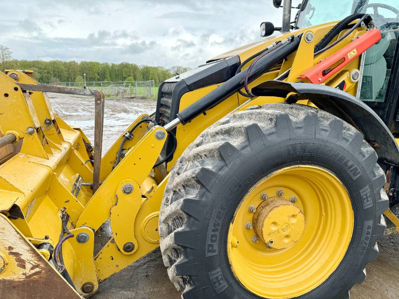 Tractopelle Cat 434F - 4 Buckets + Forks / All Wheel Steering