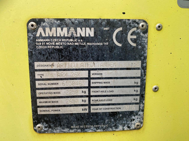 Compacteur Ammann ARX26K