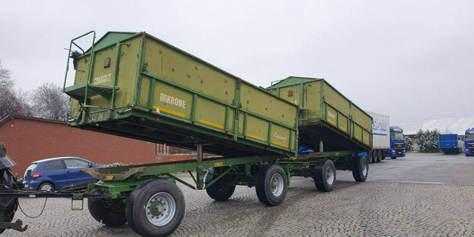 Benne agricole Przyczepa transportowa Krone KRONE DK225 / 16 Przyczepa Krone wywrotka 3 s…