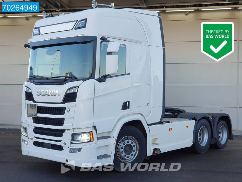 Tracteur routier Scania R580 6X2 ADR Retarder Full-Air ACC Navi LED